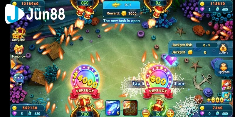 Nhập điểm để đổi thưởng thành thẻ cào trong game bắn cá
