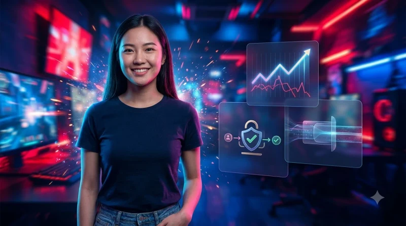 Minh họa khái niệm về sự lựa chọn an toàn và không an toàn trên thị trường trực tuyến