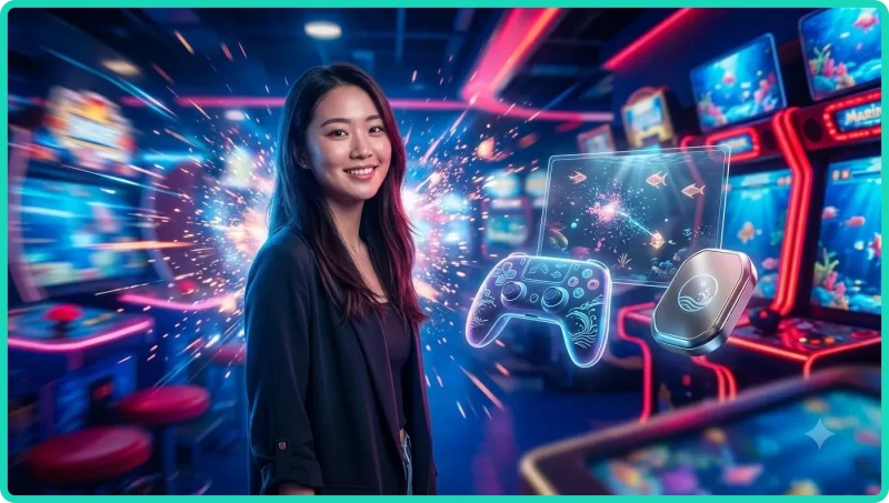 Thế giới dưới nước đầy màu sắc trong game bắn cá online